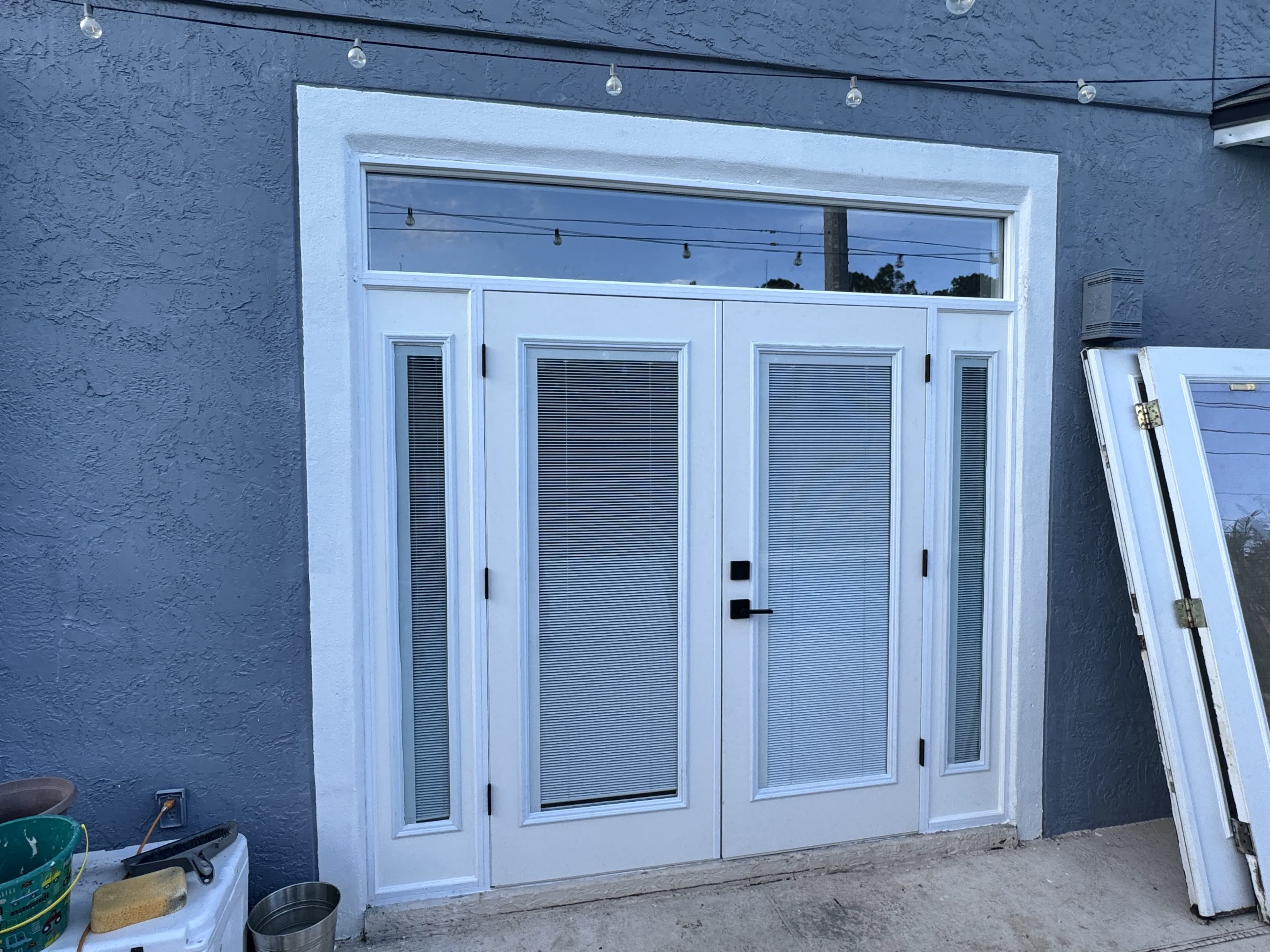 Updated door and exterior trim